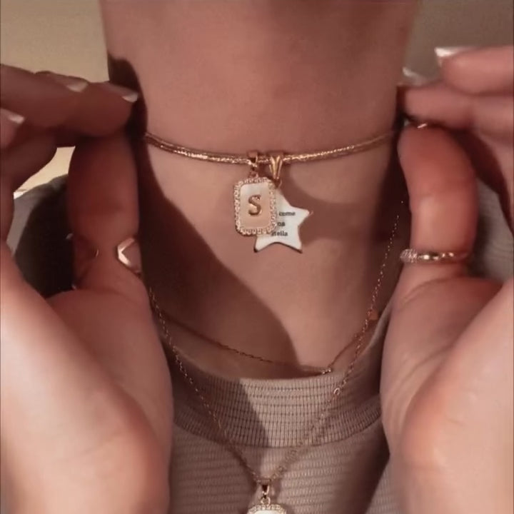 Collana Magnetica Regolabile con Charm — Fatta a Mano in Italia